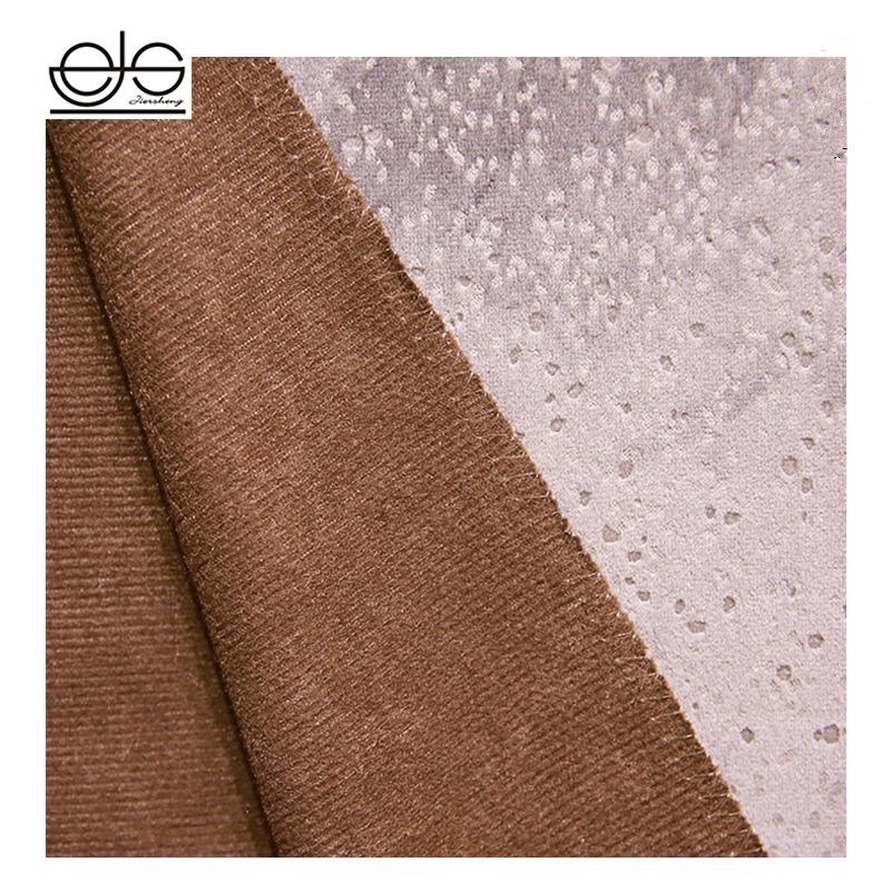 Polyester Flax And Jute Embossed Home Textile Fabric