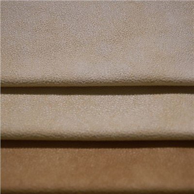 Semišový bytový textil s koženým vzhľadom